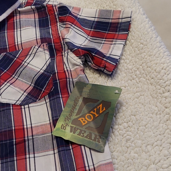 Nannette Boyz wear plaid button down shirt - Picture 3 of 3